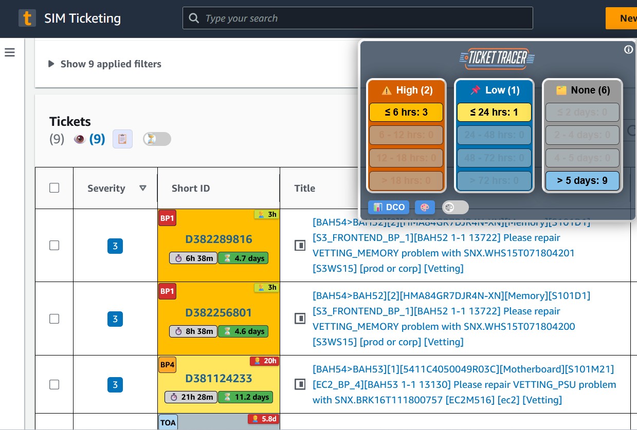 After: Intelligent ticket tracking with Tracer